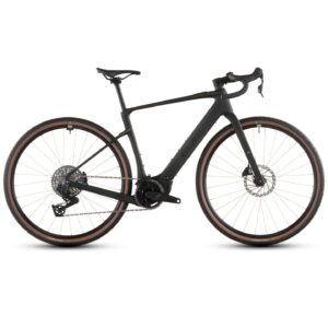CUBE Bicicleta Eléctrica Gravel Carbono - NUROAD HYBRID C:62 EXC 400X - 2026 - blackline