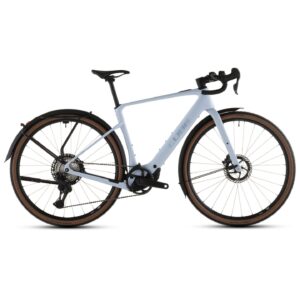 CUBE Bicicleta Eléctrica Gravel Carbono - NUROAD HYBRID C:62 SLX 400X FE - 2026 - iceblue / prism - M