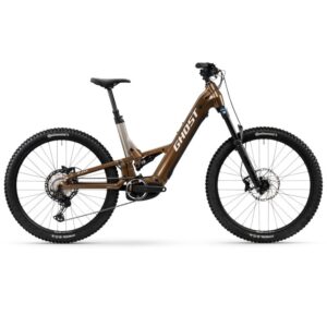 Ghost E-ASX ADVANCED - Bicicleta eléctrica BTT de cuadro bajo de 27,5" - 2026 - brown bear / stone glossy