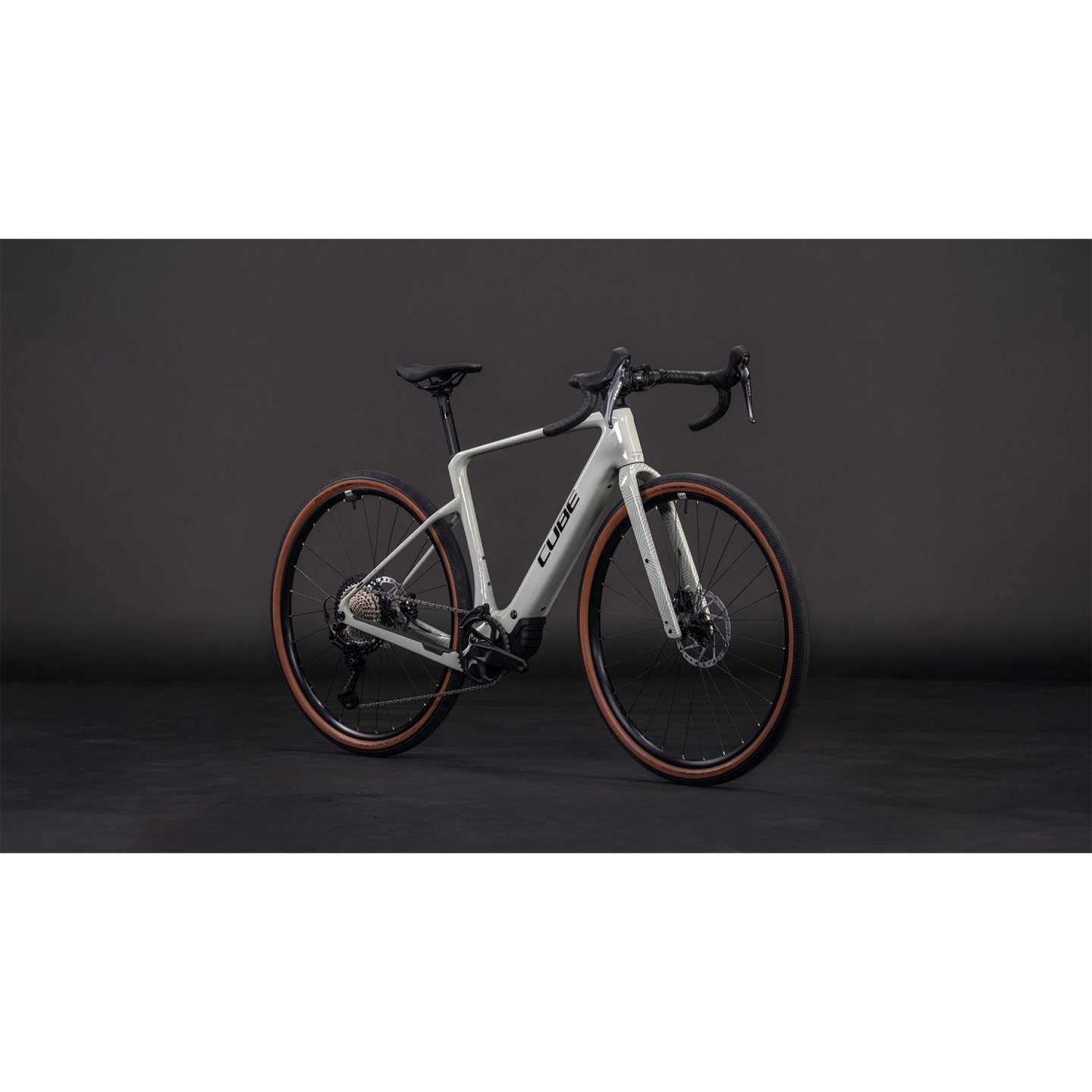 CUBE Bicicleta Eléctrica Gravel Carbono - NUROAD HYBRID C:62 Race 400X - 2026 - reedbeige / black - Imagen 3