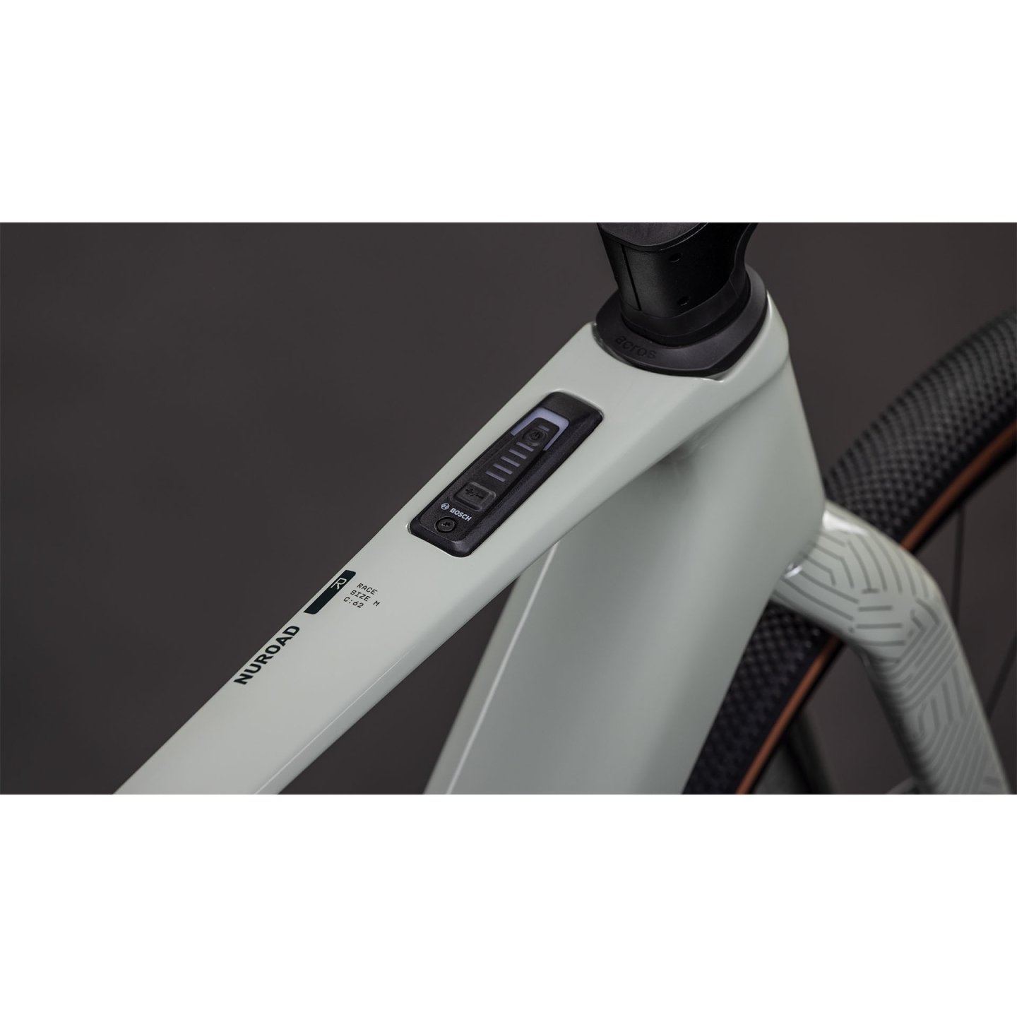 CUBE Bicicleta Eléctrica Gravel Carbono - NUROAD HYBRID C:62 Race 400X - 2026 - reedbeige / black - Imagen 4