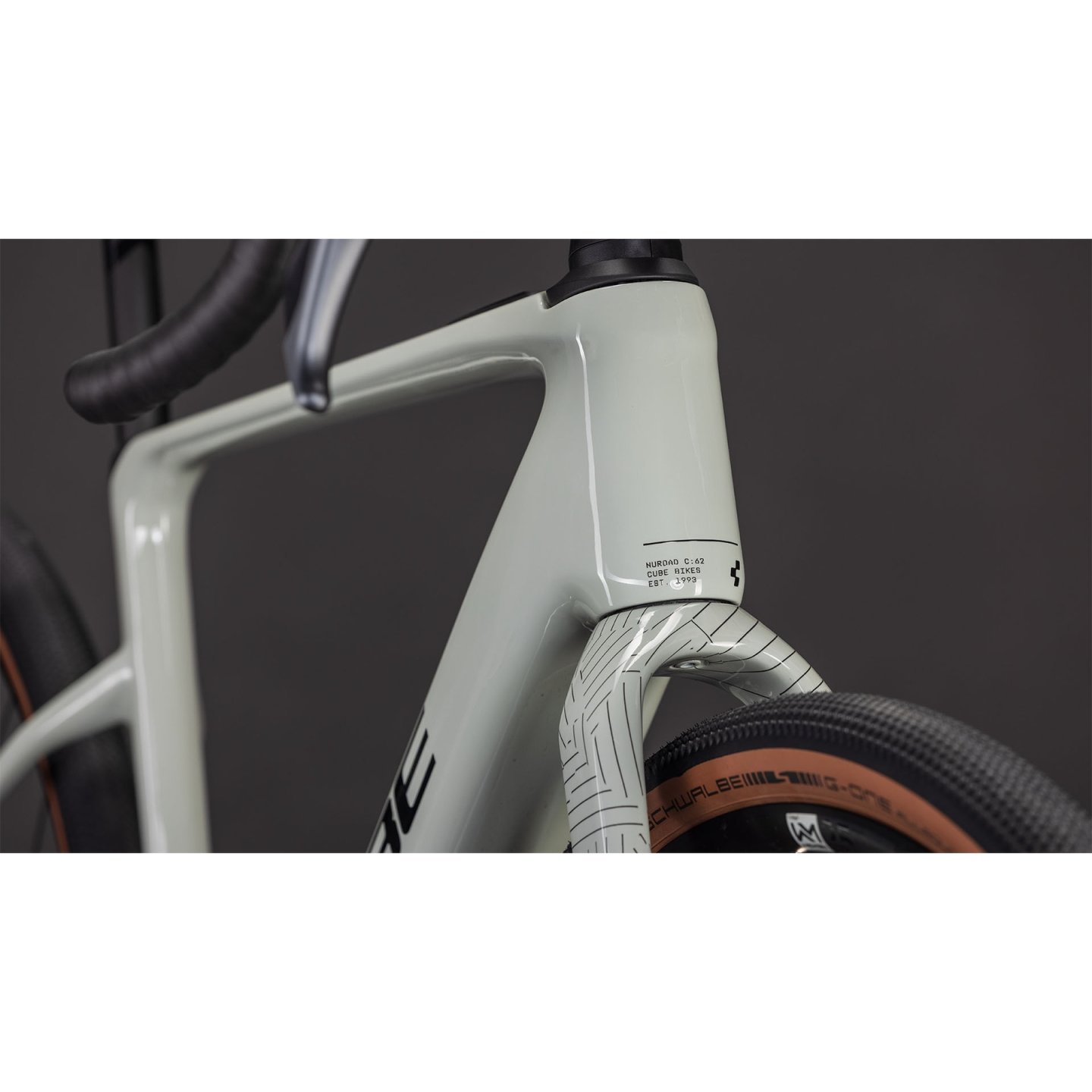 CUBE Bicicleta Eléctrica Gravel Carbono - NUROAD HYBRID C:62 Race 400X - 2026 - reedbeige / black - Imagen 8