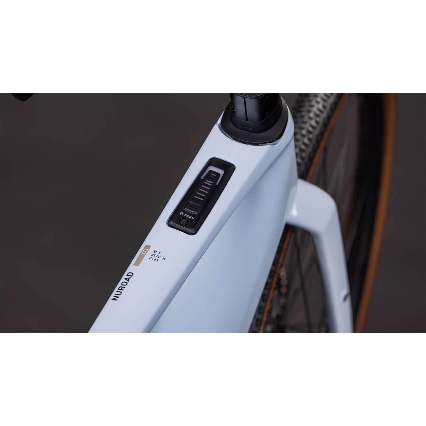 CUBE Bicicleta Eléctrica Gravel Carbono - NUROAD HYBRID C:62 SLX 400X - 2026 - iceblue / prism - Imagen 4