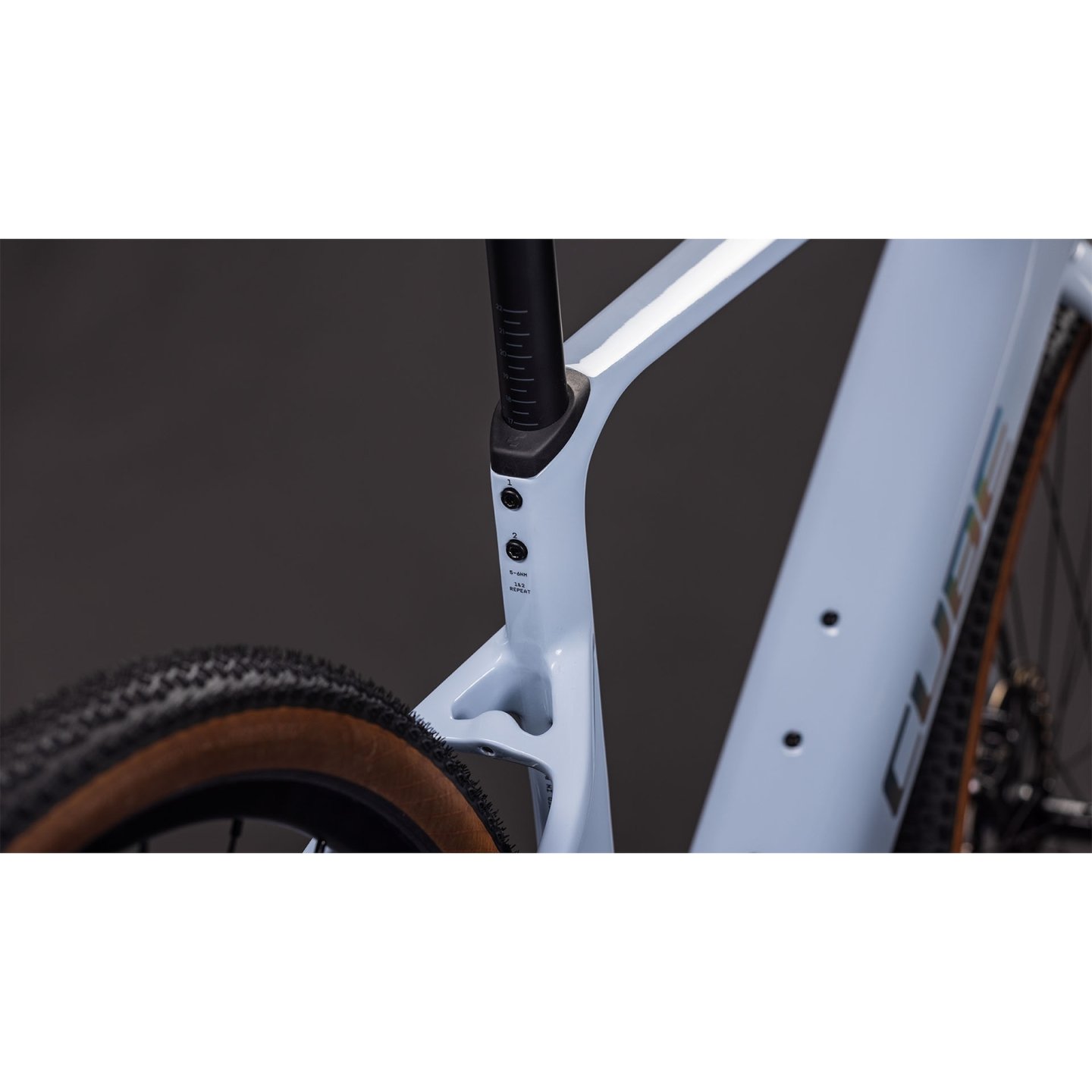 CUBE Bicicleta Eléctrica Gravel Carbono - NUROAD HYBRID C:62 SLX 400X - 2026 - iceblue / prism - Imagen 6