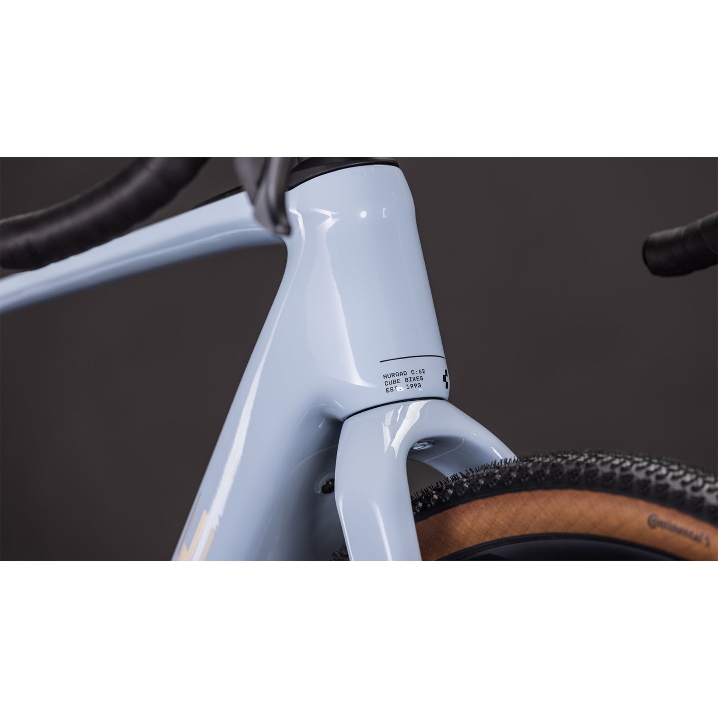 CUBE Bicicleta Eléctrica Gravel Carbono - NUROAD HYBRID C:62 SLX 400X - 2026 - iceblue / prism - Imagen 9